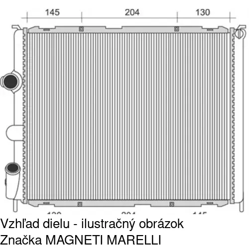 Chladiče vody 606008-9 /POLCAR/ - obr. 1