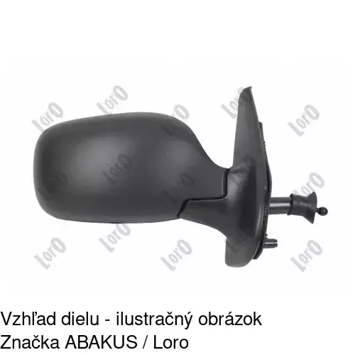 Vonkajšie zrkadlo 6060521M /POLCAR/ - obr. 3