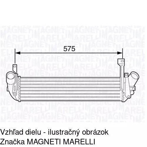 Chladiče vzduchu (Intercoolery) POLCAR 6060J82X