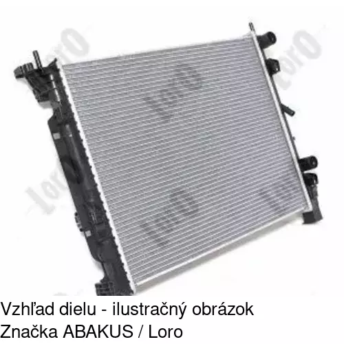 Chladiče vody 606208A2 /POLCAR/ - obr. 3