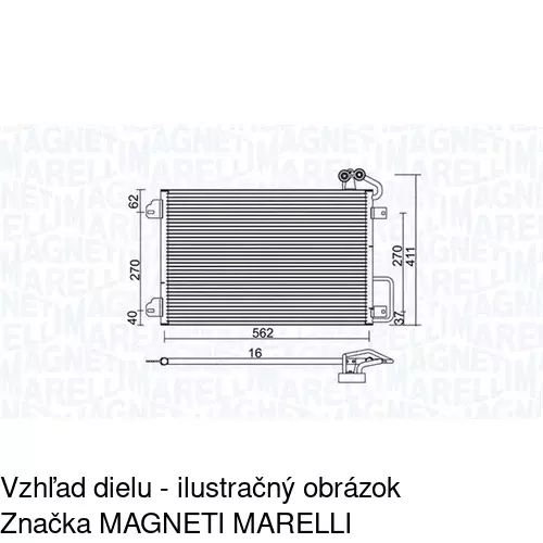 Chladiče klimatizácie POLCAR 6070K8C1S