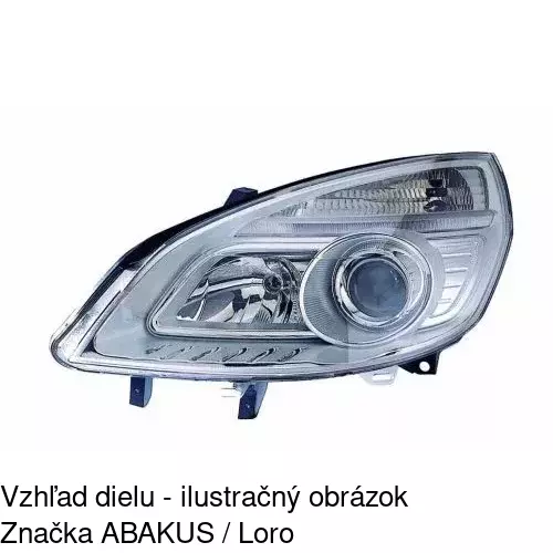 Hlavný reflektor 607210-E /POLCAR/ - obr. 3