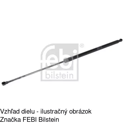 Plynová pružina 6073AB /POLCAR/ - obr. 1