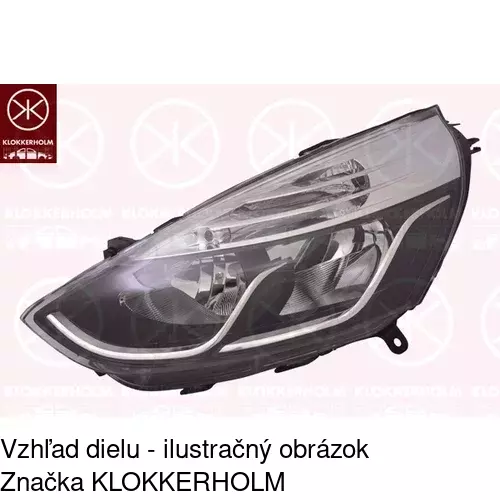 Hlavný reflektor 60B1091E /POLCAR/ - obr. 2
