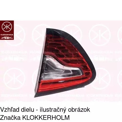 Zadné svetlo POLCAR 60L1881U