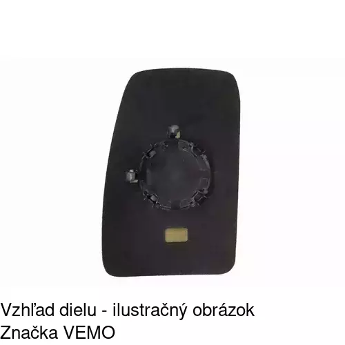 Sklo vonkajšieho zrkadla s držiakom 60N1543E /POLCAR/ - obr. 5