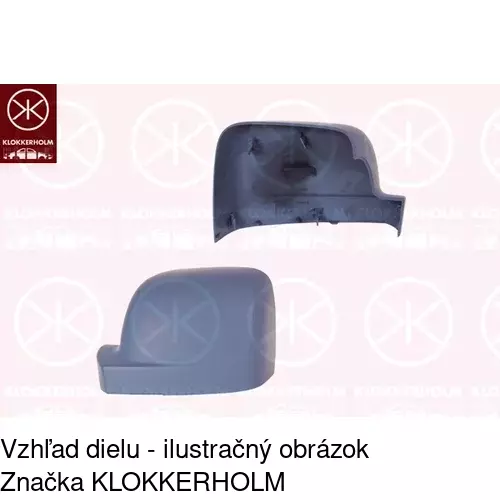 Rám vonkajšieho zrkadla 60N254PM /POLCAR/ - obr. 2