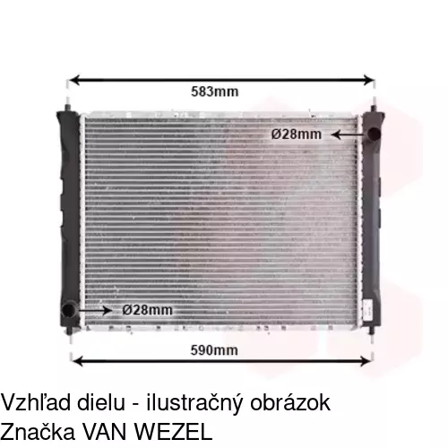 Chladiče vody 631908A2 /POLCAR/ - obr. 2