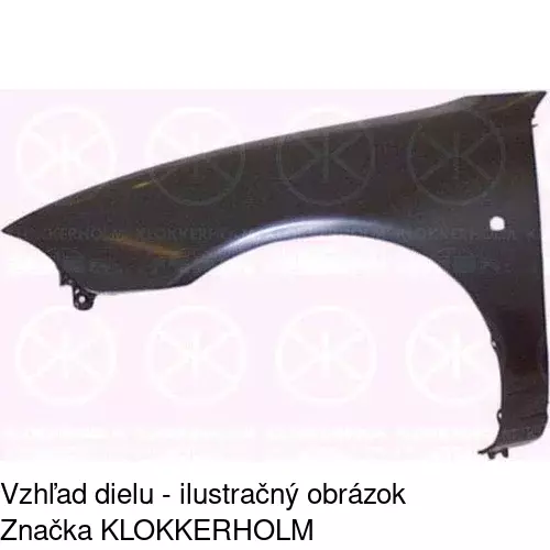 Predný blatník POLCAR 632002