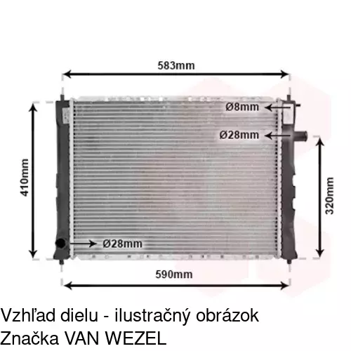 Chladiče vody 634008-1 /POLCAR/ - obr. 3
