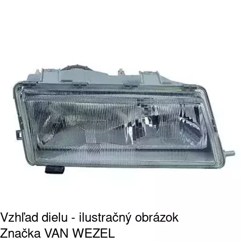 Hlavný reflektor 6521101E /POLCAR/ - obr. 2