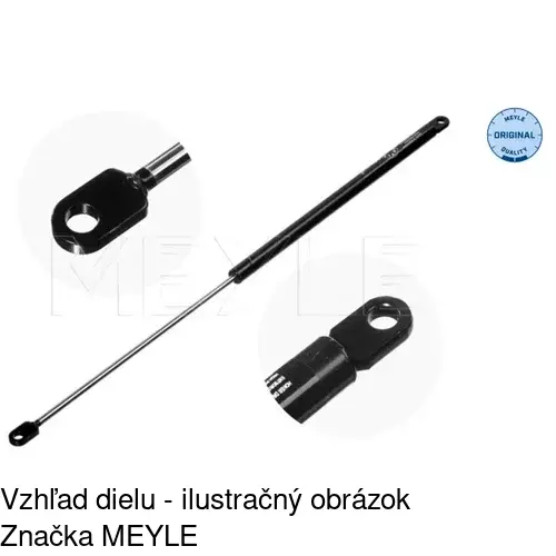 Plynová pružina 6521AS /POLCAR/ - obr. 1