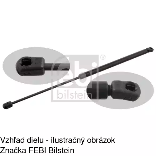 Plynová pružina 6522AB1D /POLCAR/ - obr. 4