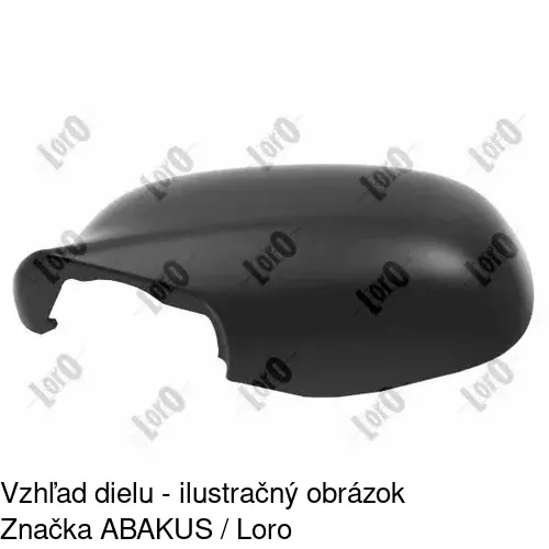Rám vonkajšieho zrkadla 652354PM /POLCAR/ - obr. 4