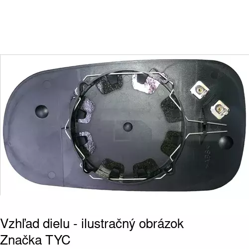Vonkajšie zrkadlo 6530523M /POLCAR/ - obr. 2