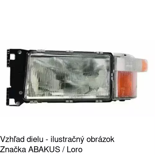 Hlavný reflektor 6603100E /POLCAR/ - obr. 3