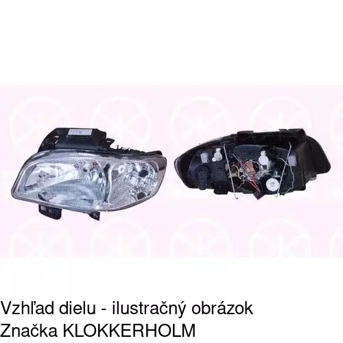Hlavný reflektor 671410-E /POLCAR/ - obr. 1