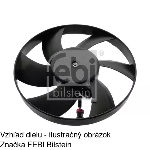 Ventilátor bez krytu / podpery 671423U6 /POLCAR/ - obr. 1