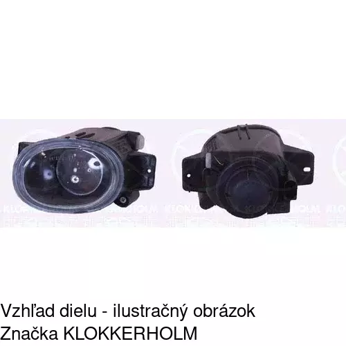 Hmlové svetlo - predné 672230-V /POLCAR/ - obr. 2