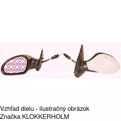 Vonkajšie zrkadlo 67225111M /POLCAR/ - obr. 4