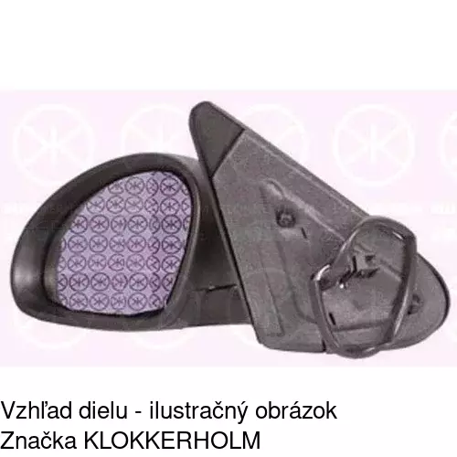 Vonkajšie zrkadlo 6722525E /POLCAR/ - obr. 2