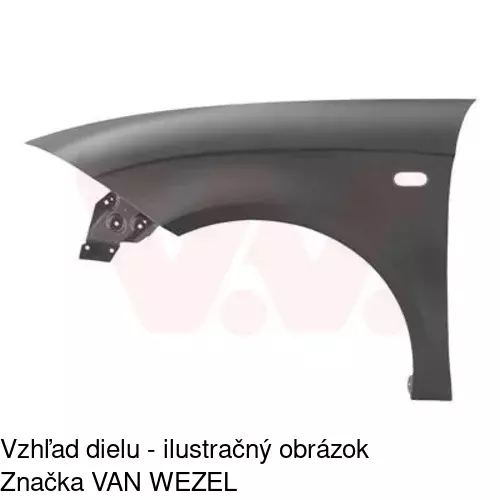 Predný blatník 672401 /POLCAR/ - obr. 1