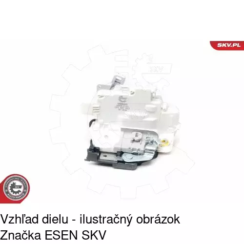 Vnútorná zámka dverí 6726ZC-1 /POLCAR/ - obr. 4