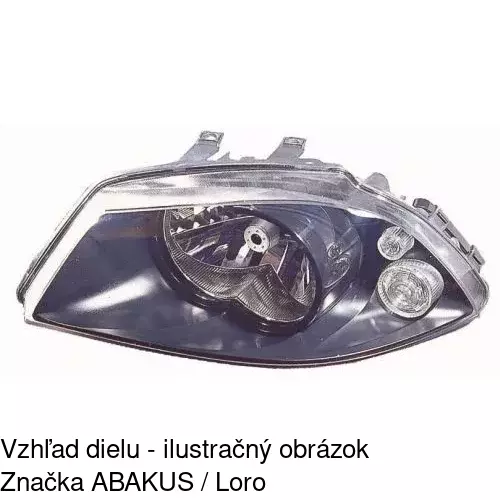 Hlavný reflektor 673009-E /POLCAR/ - obr. 4