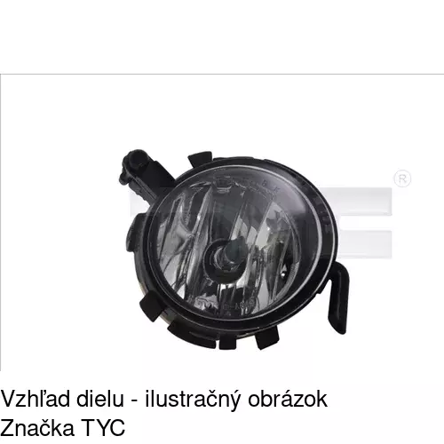 Hmlové svetlo - predné POLCAR 673230-E