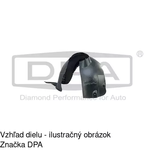 Podblatník (plast) 6732FP1T /POLCAR/ - obr. 2