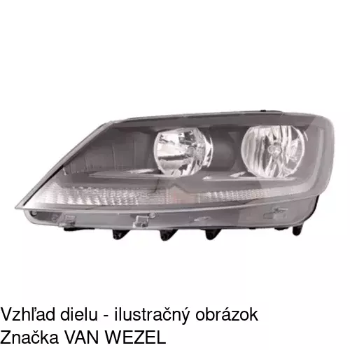 Hlavný reflektor 675209-E /POLCAR/ - obr. 3