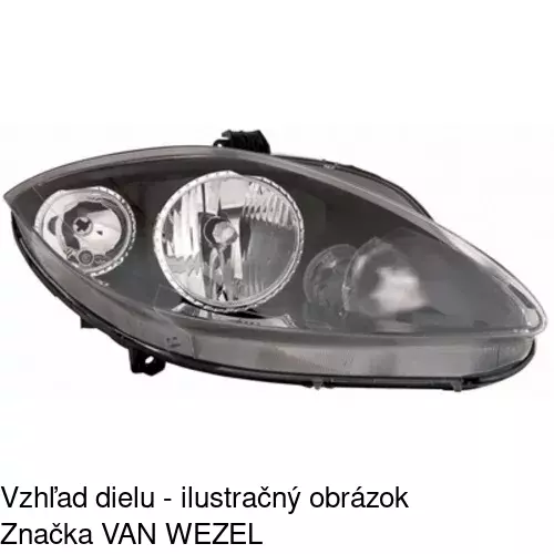Hlavný reflektor 6755103E /POLCAR/ - obr. 5