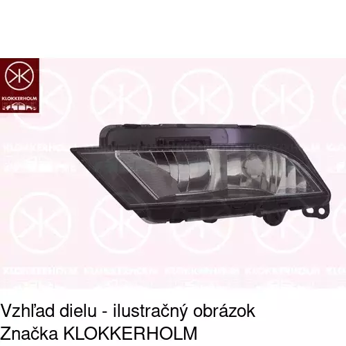 Hmlové svetlo - predné 67B1290E /POLCAR/ - obr. 1
