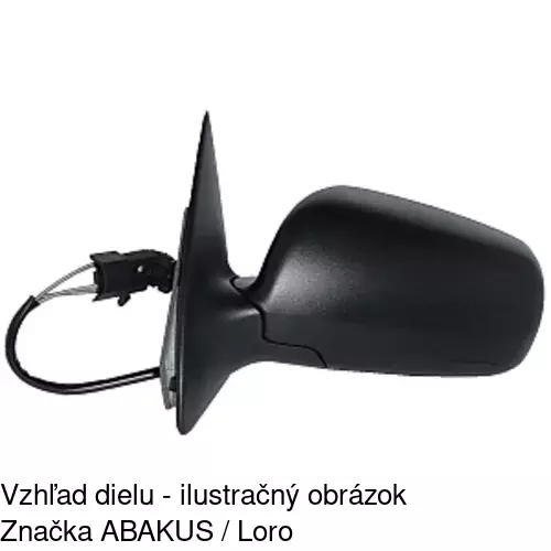 Vonkajšie zrkadlo 6913511E /POLCAR/ - obr. 2
