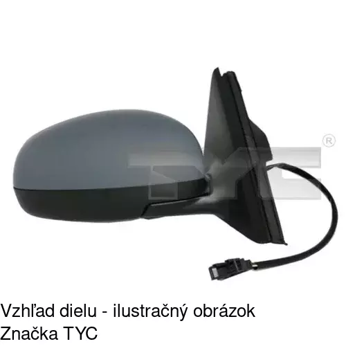 Rám vonkajšieho zrkadla 691555PE /POLCAR/ - obr. 5