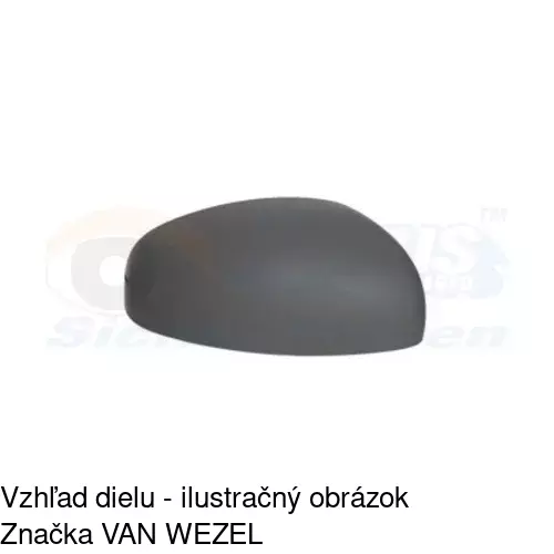Rám vonkajšieho zrkadla 691555TM /POLCAR/ - obr. 5