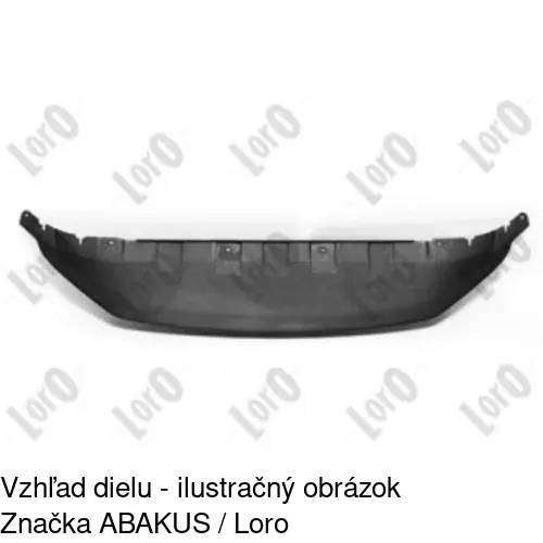 Spojler predného nárazníka 691625 /POLCAR/ - obr. 2