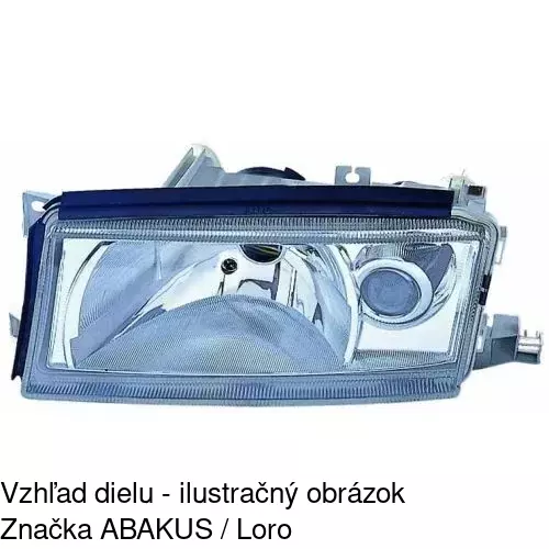 Hlavný reflektor POLCAR 6920102E