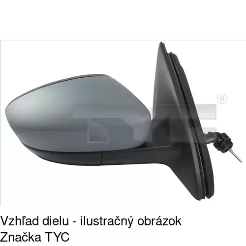 Vonkajšie zrkadlo 69B1514M /POLCAR/ - obr. 1