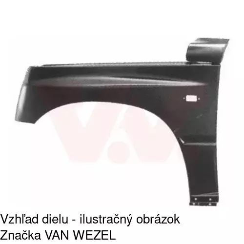 Predný blatník 740301 /POLCAR/ - obr. 1