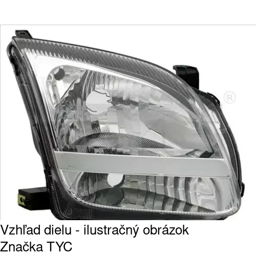 Hlavný reflektor POLCAR 7420091E