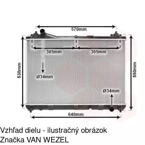 Chladiče vody 7426083K /POLCAR/ - obr. 1