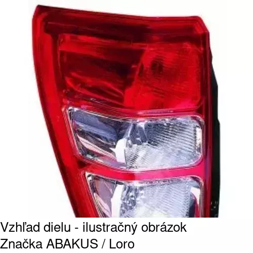 Zadné svetlo 742687-E /POLCAR/ - obr. 1