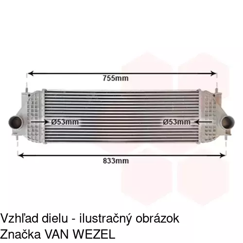Chladiče vzduchu (Intercoolery) 7426J8-1 /POLCAR/ - obr. 4