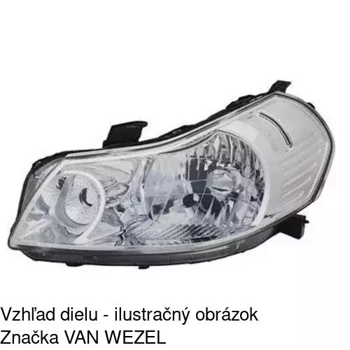 Hlavný reflektor 7435092E /POLCAR/ - obr. 4