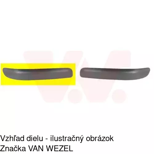 Lišta nárazníka 810496-5 /POLCAR/ - obr. 3
