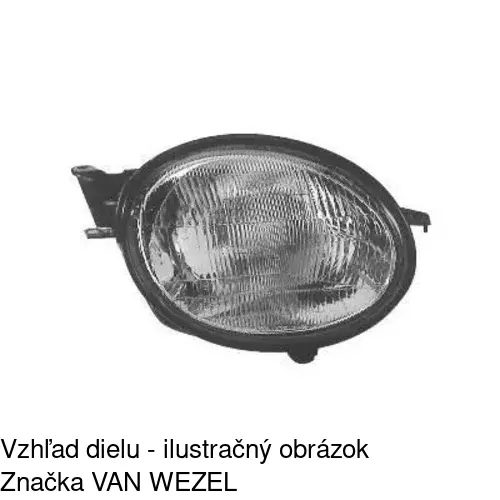 Hlavný reflektor 8112092E /POLCAR/ - obr. 3