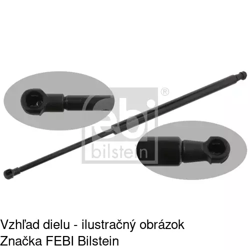 Plynová pružina 8112AB8D /POLCAR/ - obr. 1