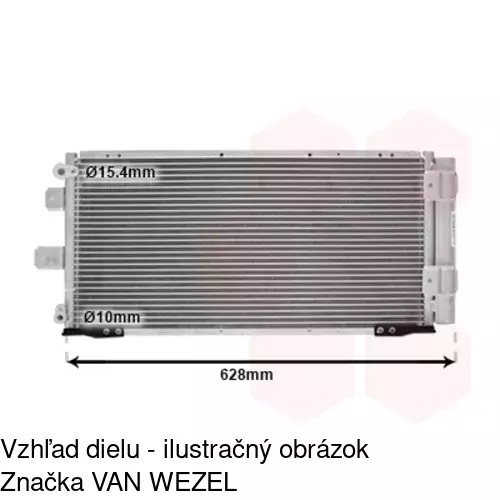 Chladiče klimatizácie 8113K8C1 /POLCAR/ - obr. 2