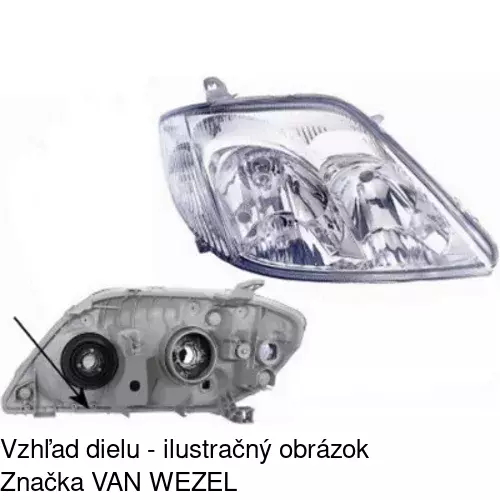 Hlavný reflektor 8114101E /POLCAR/ - obr. 4